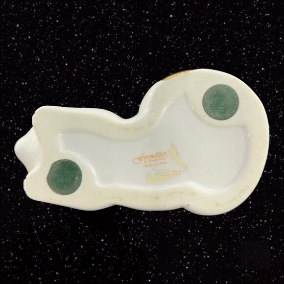 Formalities Baum Bros Ceramic Porcelain Resting Sleeping Painted Cat Figurine - Picture 5 of 10
